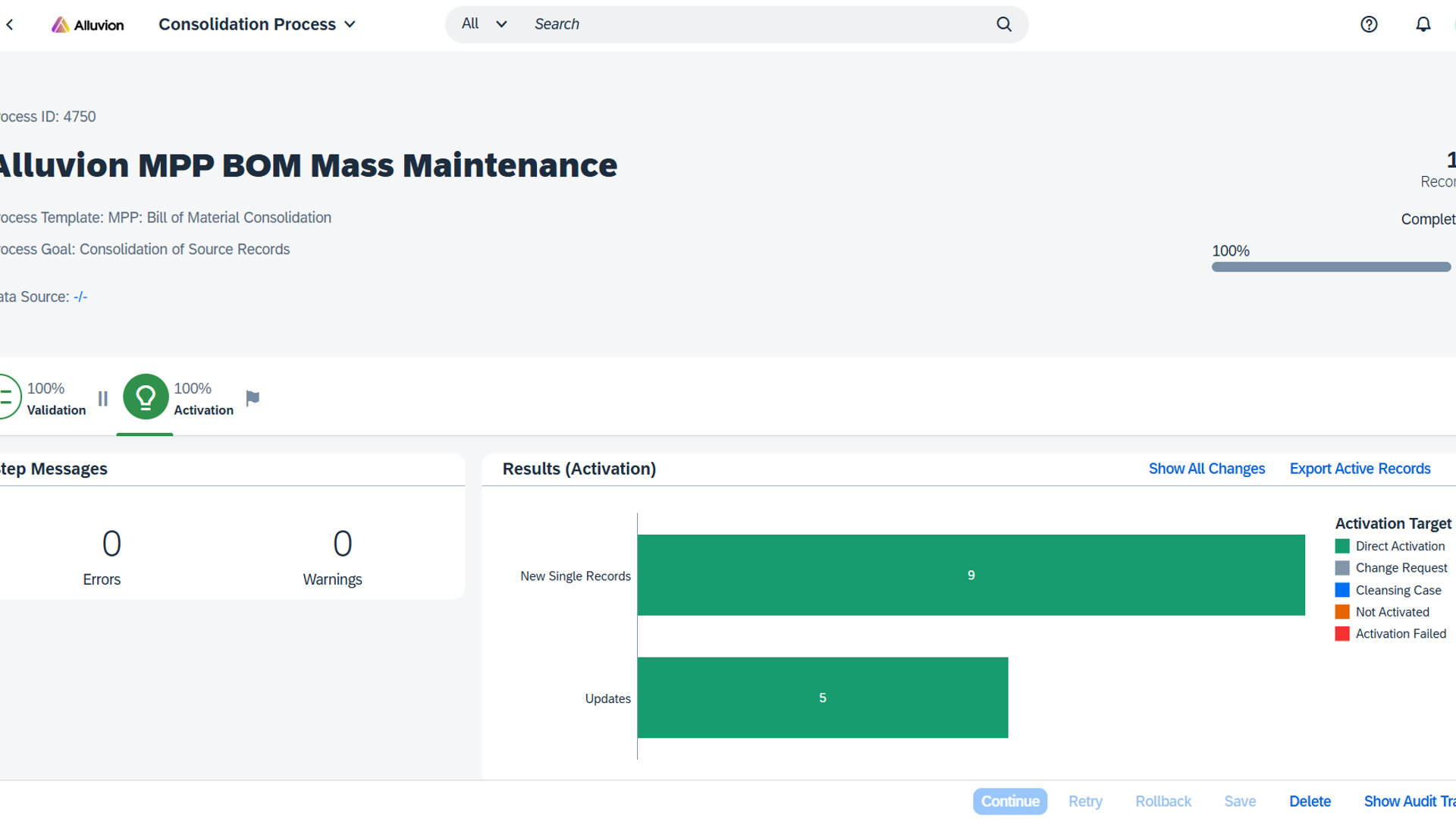 MPP BOM Maintenance Activation