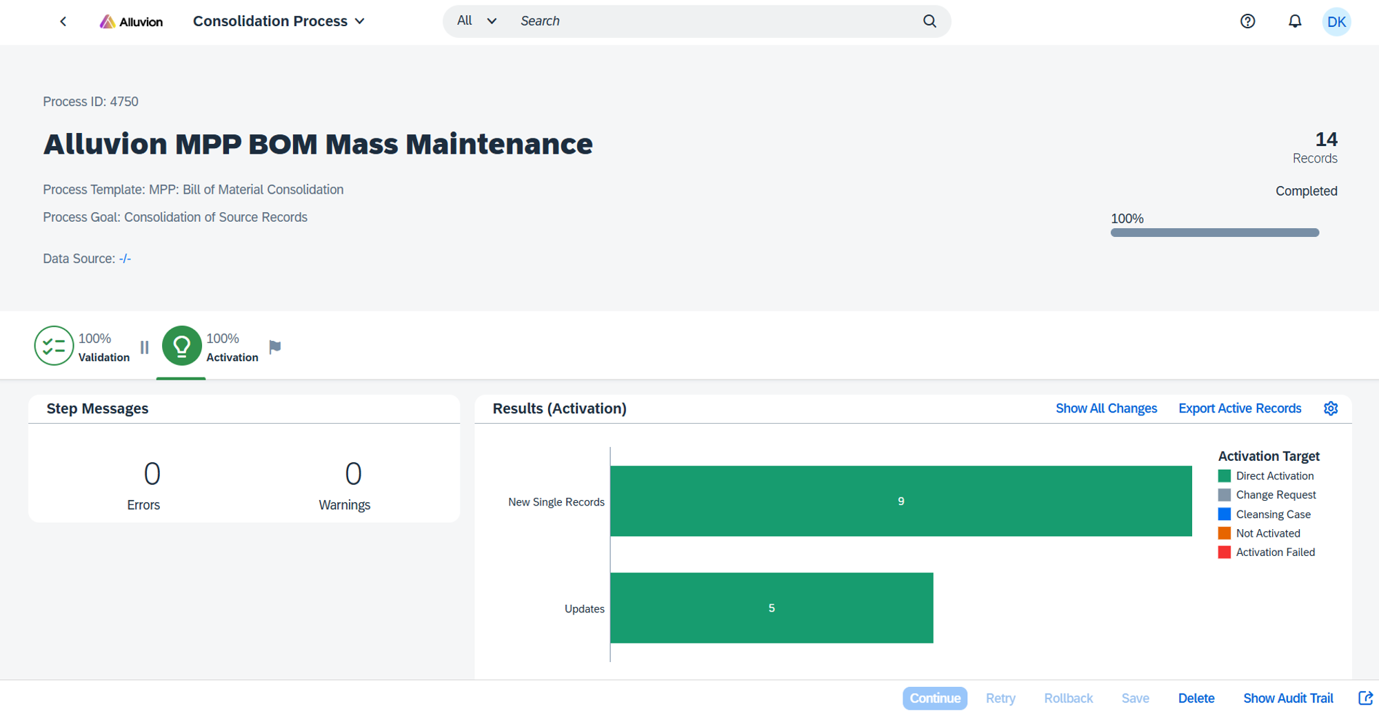 MPP BOM Maintenance Activation