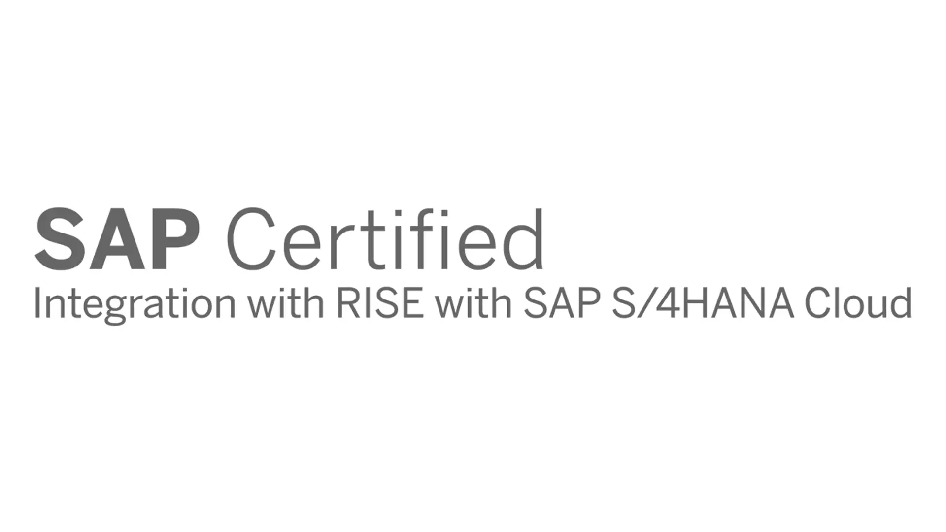 Sap Certified Rise With S4hana Cloud